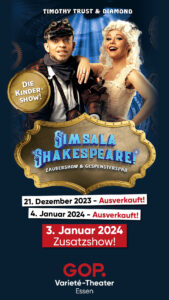 Show ausverkauft in Essen!