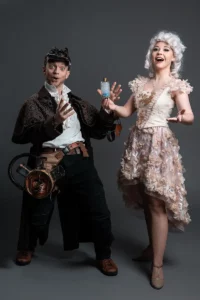 Steampunkzauberer Duo