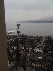 Der Blick auf den Luzerner See. Zauberhaft!