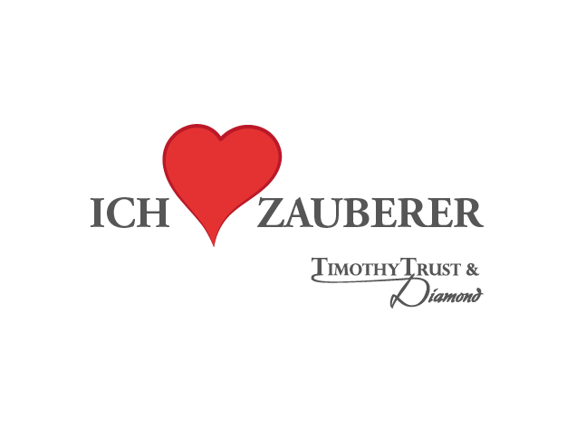 Ich liebe Zauberer. T-Shirt Logo von Jan Böhmermann