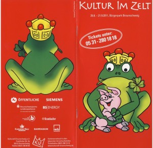 kiz-frosch Frosch von Kultur im Zelt