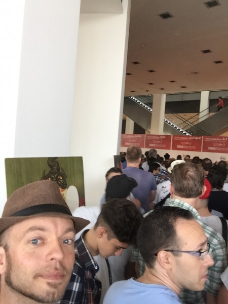 Zauberer Berlin in Warteschlange Rimini Zauberer Berlin in Warteschlange Rimini