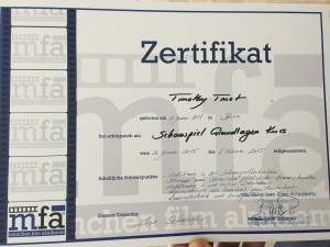 Zauberzertifikat Zertifikat Timothy Trust